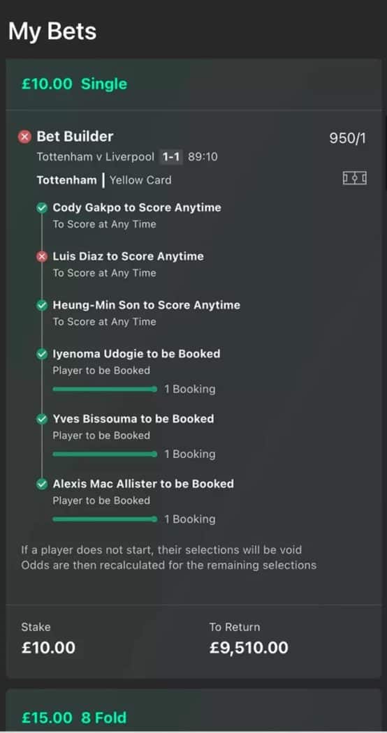 Punter misses out on £9,510 after putting bet on Luis Diaz to score anytime vs Spurs - Bóng Đá